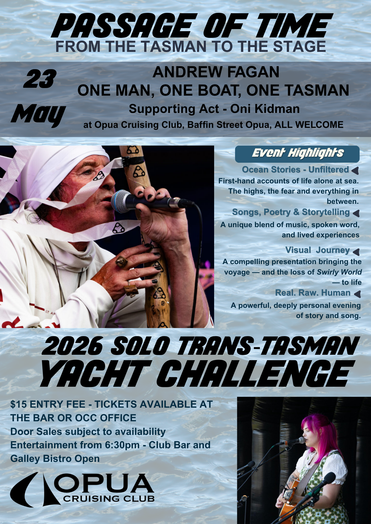 Time and tides 23 May
